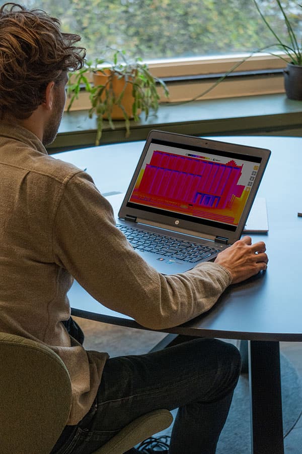 Heatmapping zonnepanelen gevel | Nieuwsbericht | Solarix