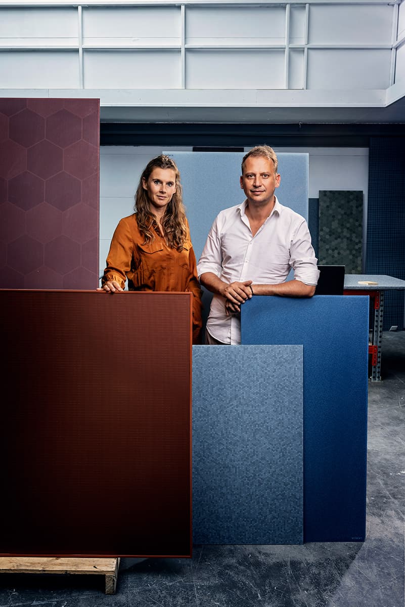 Founders Marloes van Heteren en Reinier Bosch | Solarix