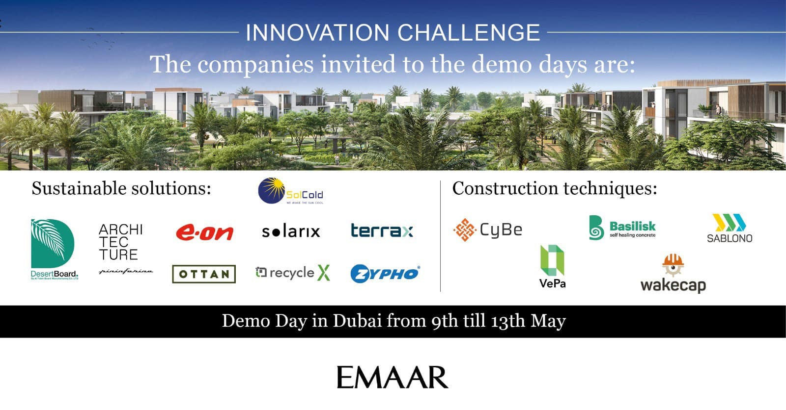 Solarix wint Emaar innovation Challenge | Solar design zonnepanelen | Nieuwsbericht | Solarix