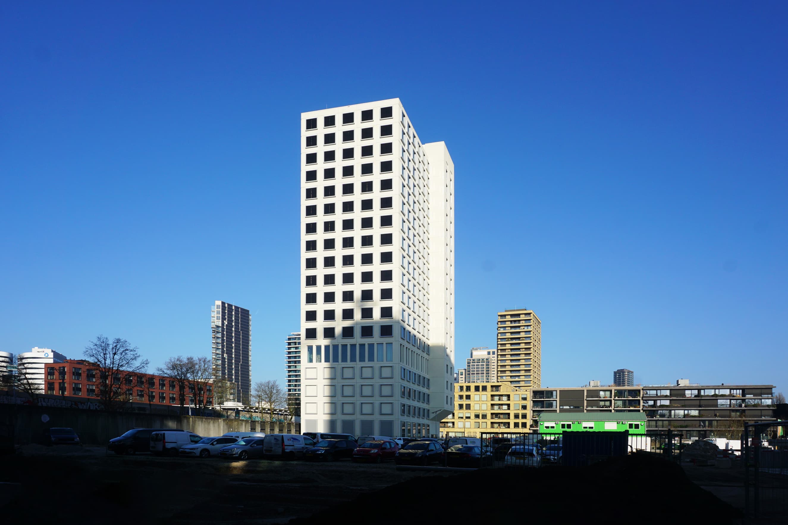 Zonnegevel The Jay - Bajes gebouw H - Bajes Kwartier | Solarix